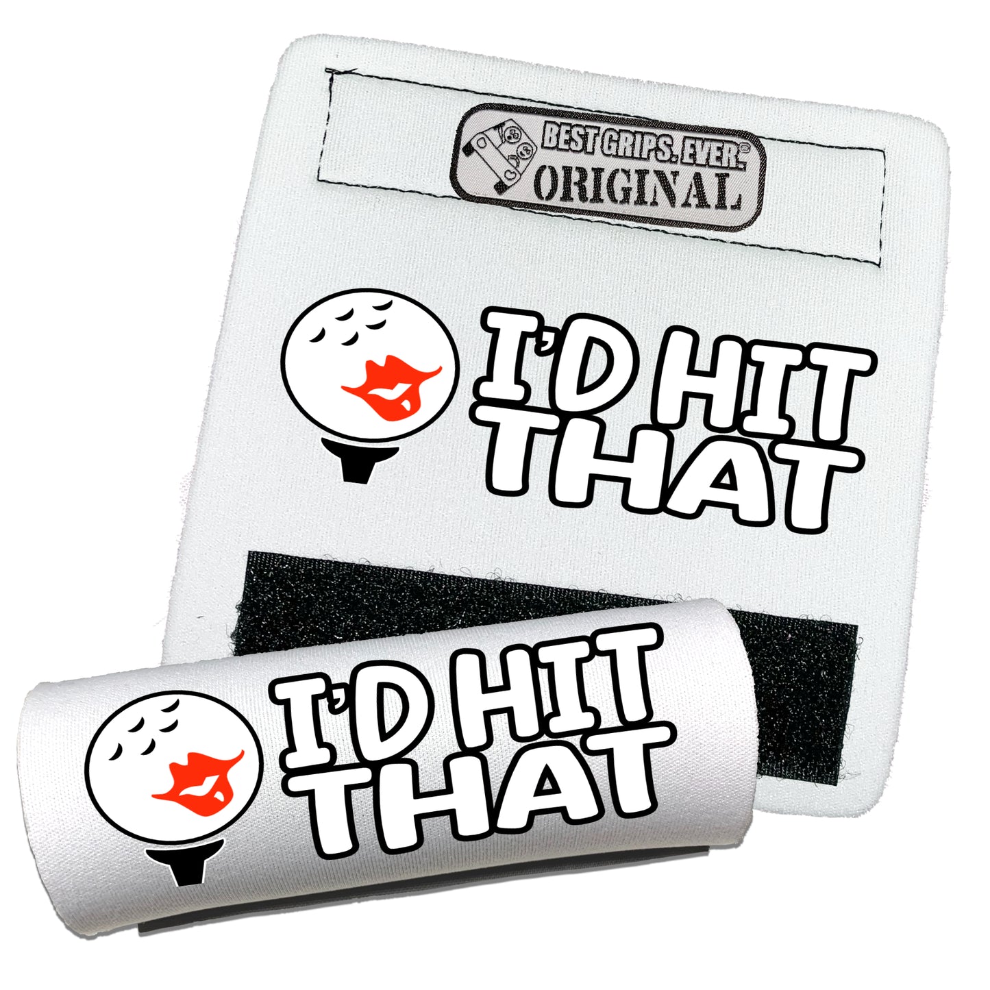 BEST GRIPS. EVER.® handle grip in white featuring Hit That Grip, designed for comfort and everyday use.