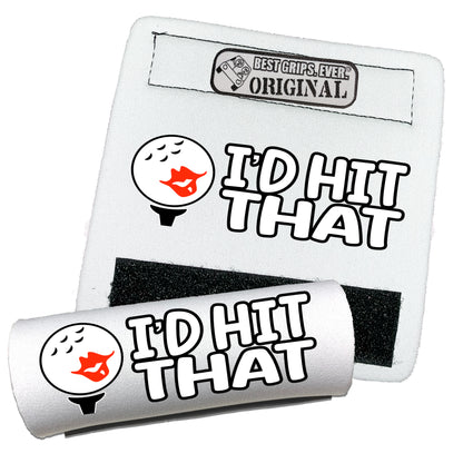 BEST GRIPS. EVER.® handle grip in white featuring Hit That Grip, designed for comfort and everyday use.