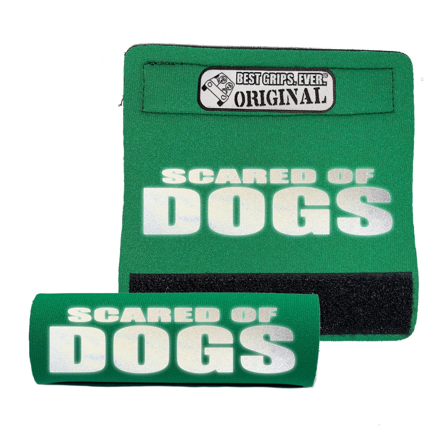HI-VIS SCARED of DOGS Grip (Case of 24)