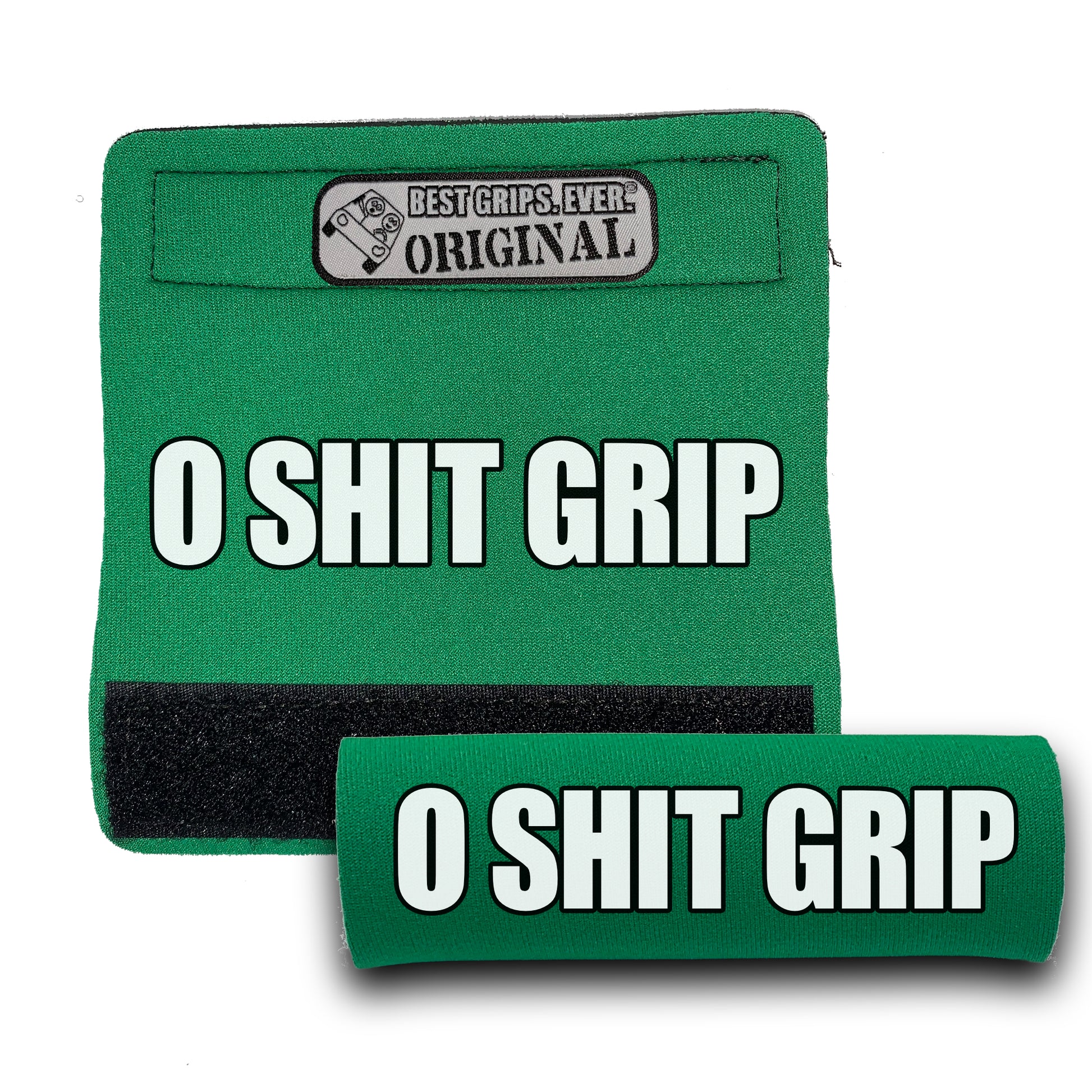 BEST GRIPS. EVER.® handle grip in green featuring The O Shit Grip® 2-Pack!, designed for comfort and everyday use.