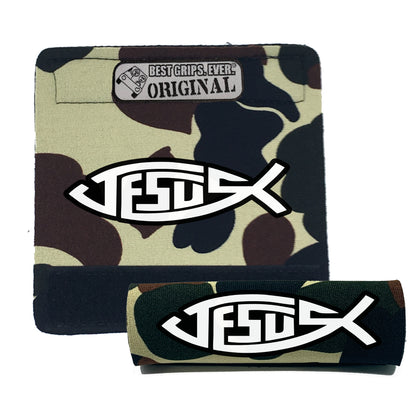 The Jesus Fish Grip.