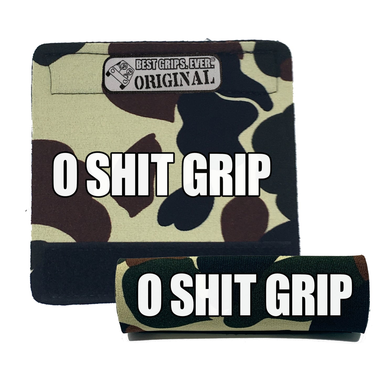 BEST GRIPS. EVER.® handle grip in camo featuring The O Shit Grip® 2-Pack!, designed for comfort and everyday use.