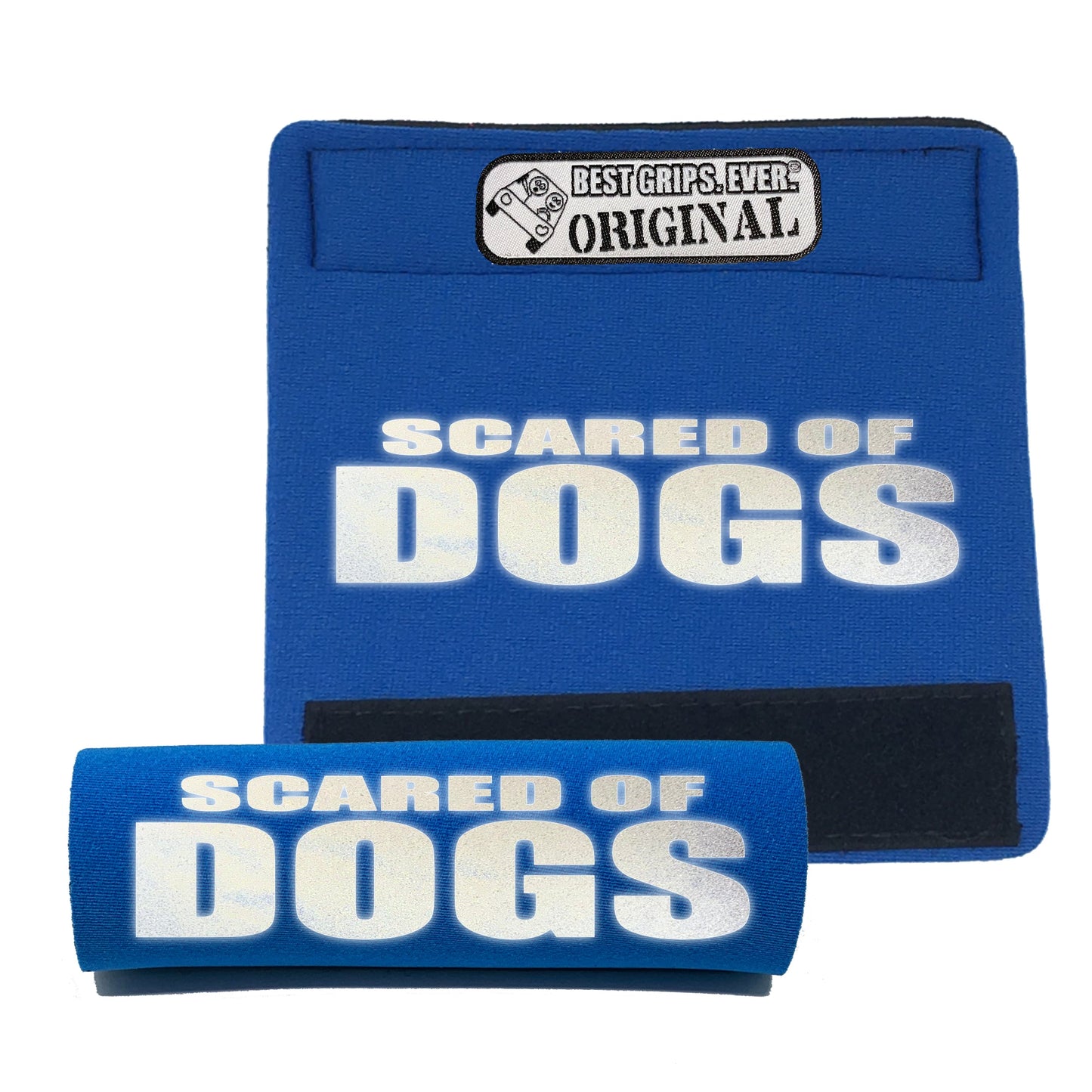 HI-VIS SCARED of DOGS Grip
