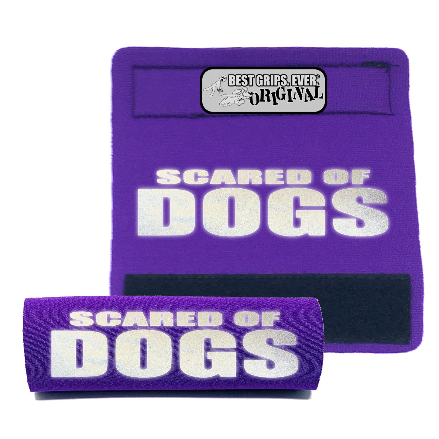 HI-VIS SCARED of DOGS Grip
