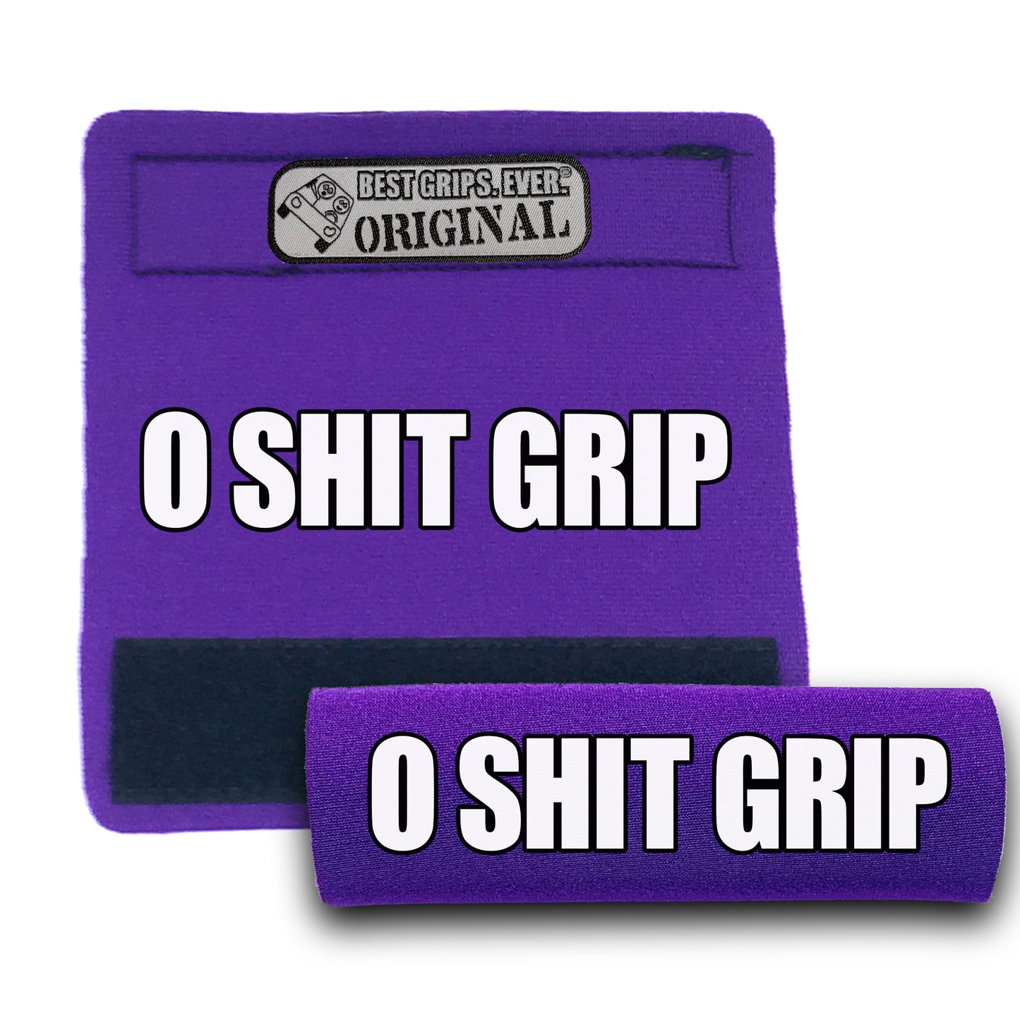 BEST GRIPS. EVER.® handle grip in purple featuring The O Shit Grip® 2-Pack!, designed for comfort and everyday use.