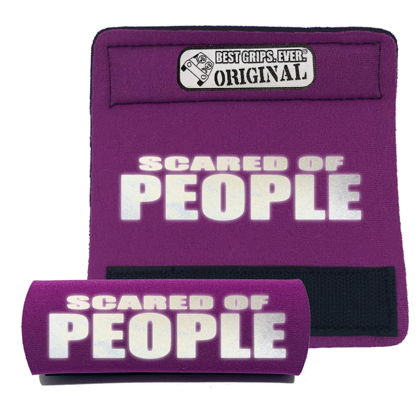 HI-VIS SCARED of PEOPLE Grip (Case of 24)