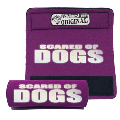 HI-VIS SCARED of DOGS Grip (Case of 24)
