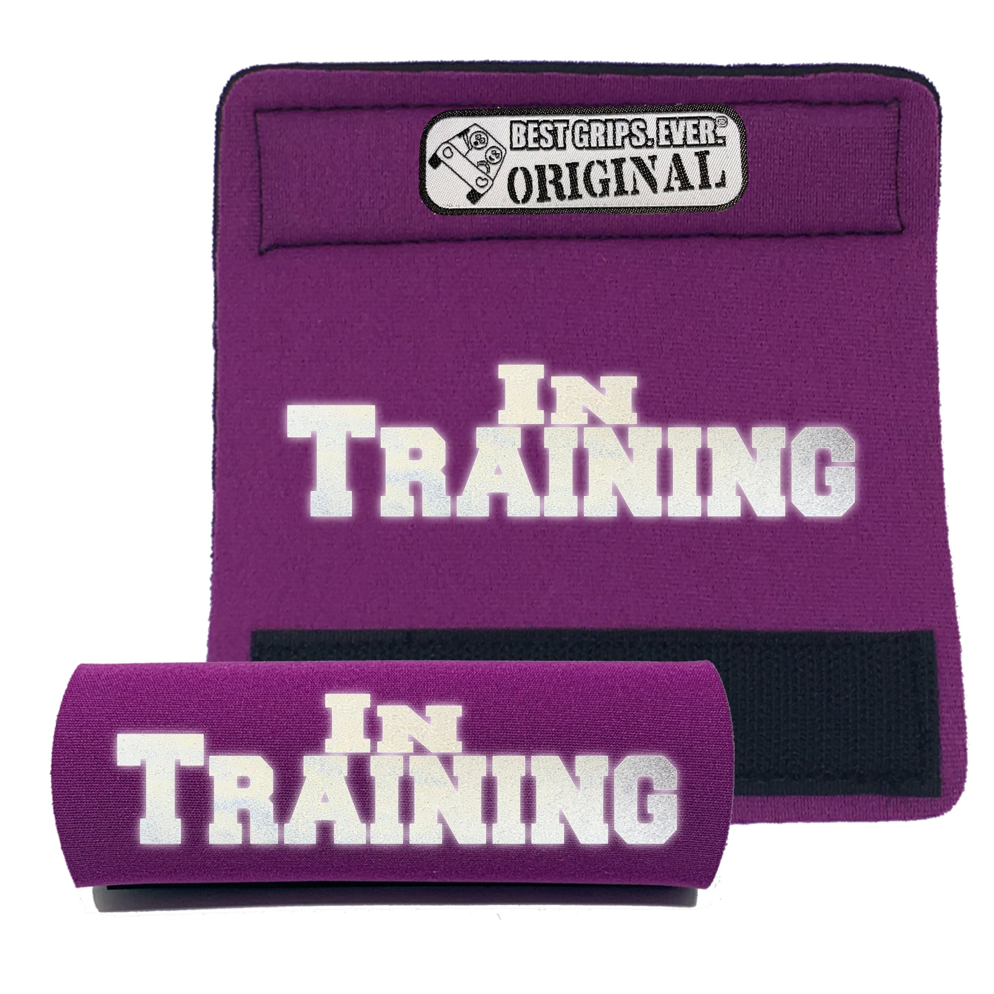 BEST GRIPS. EVER.® leash grip in fuchsia featuring HI-VIS IN TRAINING Grip, designed to improve comfort, control, and safety during dog walks.