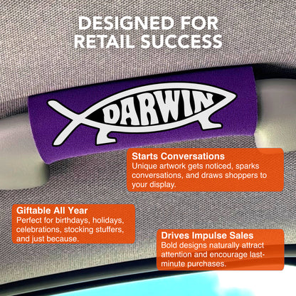 DARWIN FISH Car Grip 24 pack