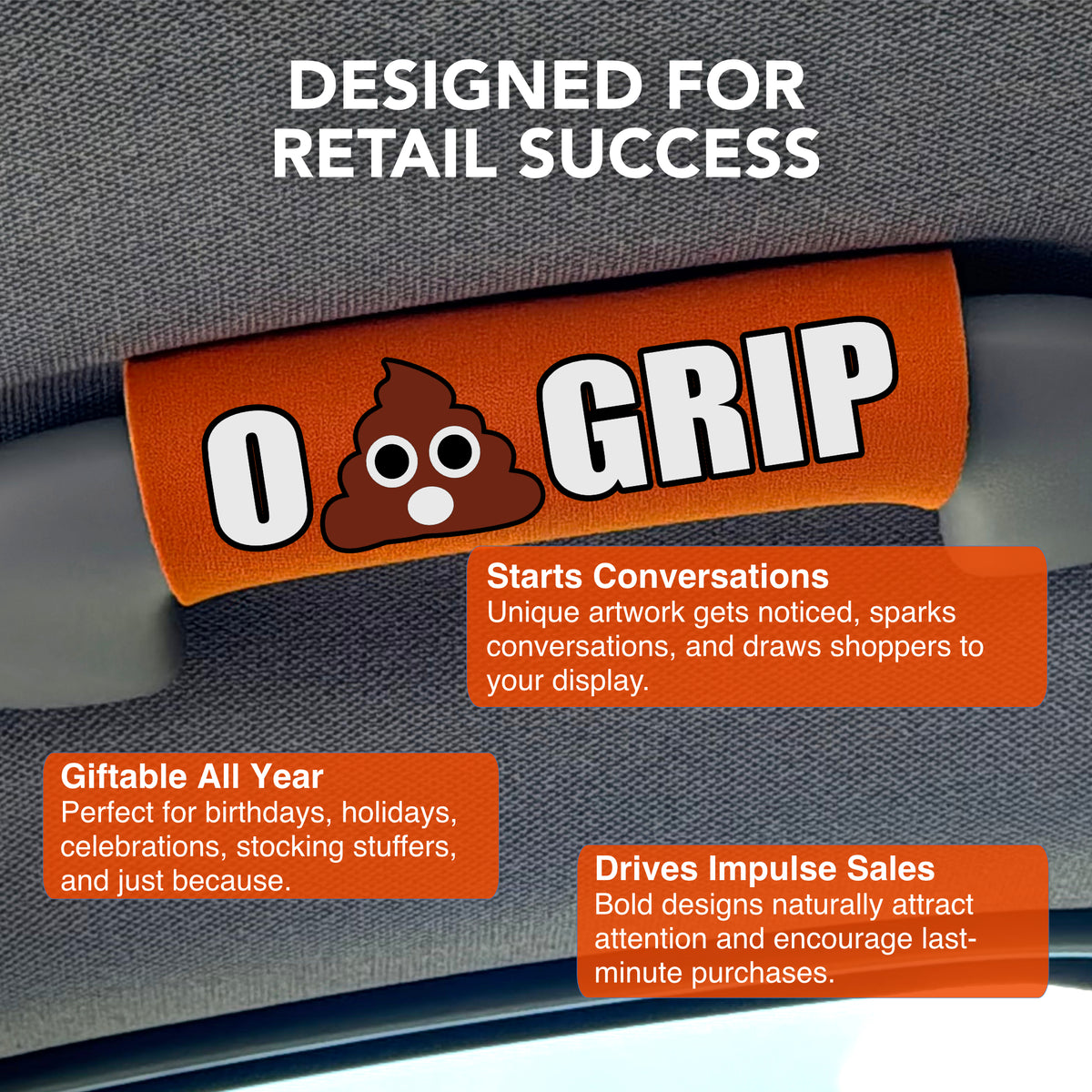 O POO Car Grip 24 pack