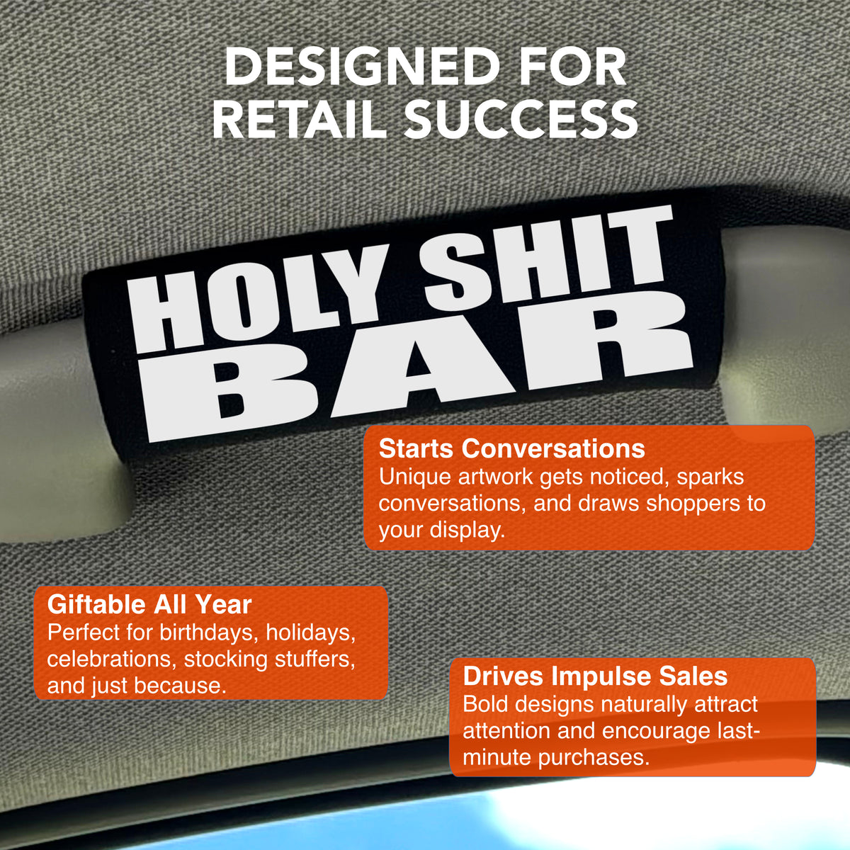HOLY SHIT BAR Car Grip 24 pack