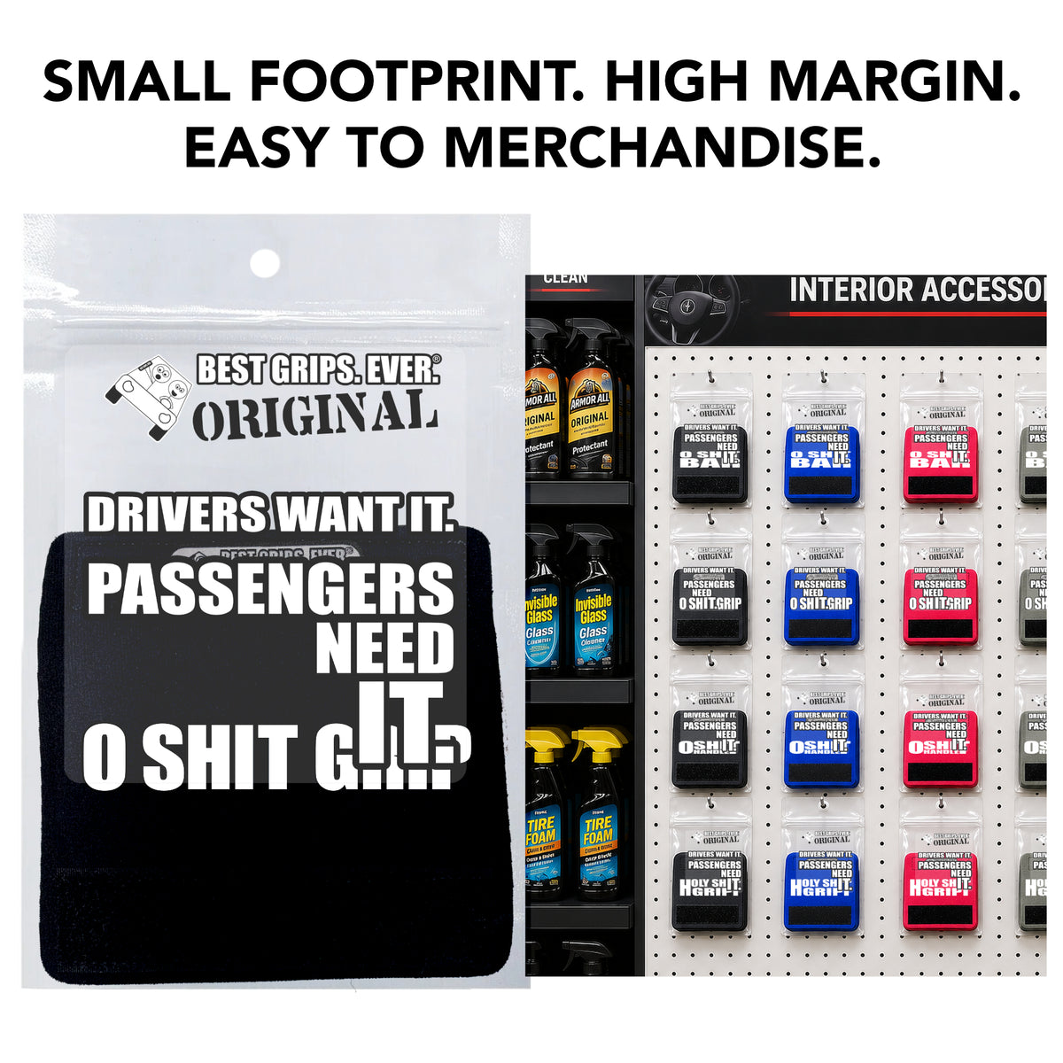 O SHIT GRIP Car Grip 12 pack
