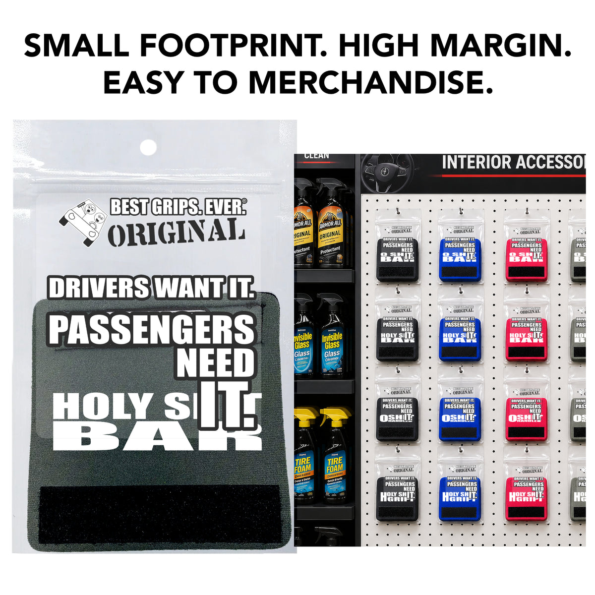 HOLY SHIT BAR Car Grip 12 pack
