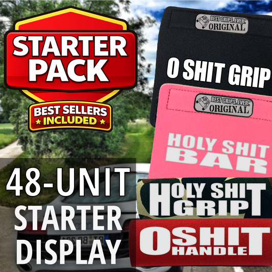 Funny Car Grab Handle Grip – "Best Sellers Sampler Pack - for Cars" Gag Gift Auto Accessory (48 Units)