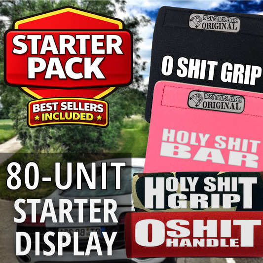 Funny Car Grab Handle Grip – "Best Sellers Sampler Pack - for Cars" Gag Gift Auto Accessory (80 Units)