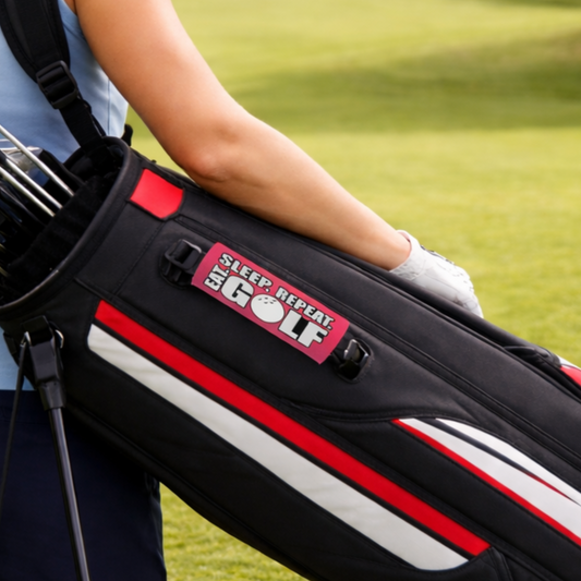 BEST GRIPS. EVER.® handle grip featuring Eat. Sleep. Golf. Repeat. Grip, designed for comfort and everyday use.