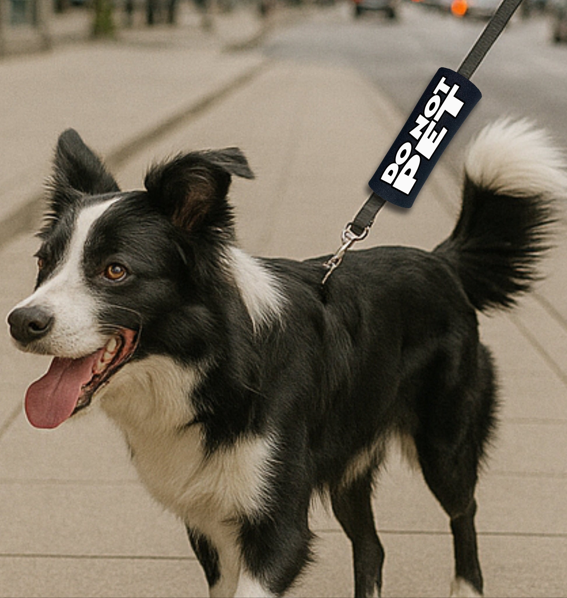 BEST GRIPS. EVER.® leash grip featuring DO NOT PET Grip, designed to improve comfort, control, and safety during dog walks.