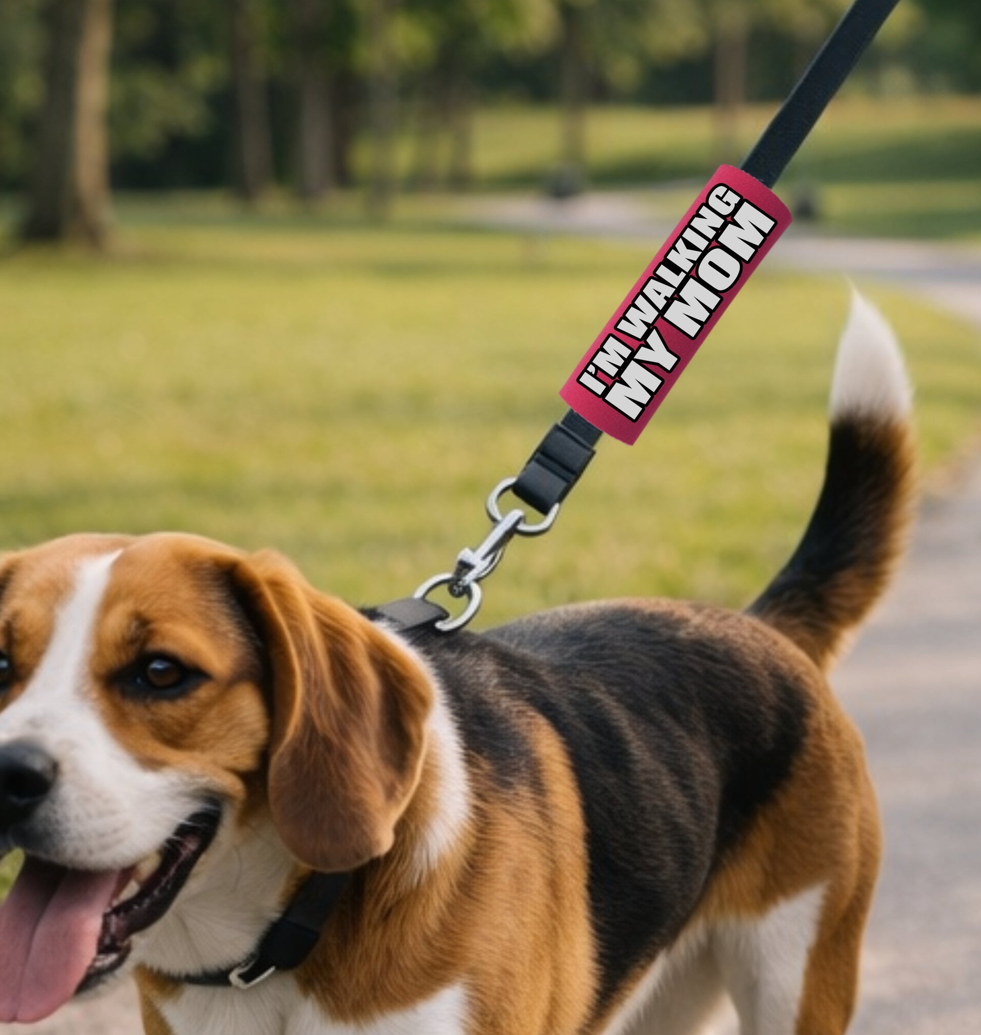 BEST GRIPS. EVER.® leash grip featuring WALKING MY MOM Grip, designed to improve comfort, control, and safety during dog walks.