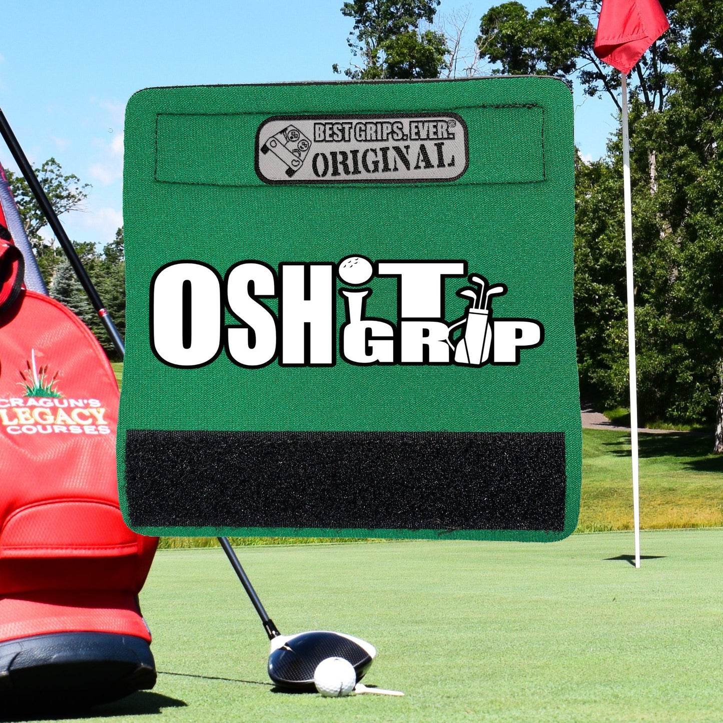 O Sh*t Golf Bag Handle Cover – Funny Neoprene Grip | Golfer Gift, Golf Humor