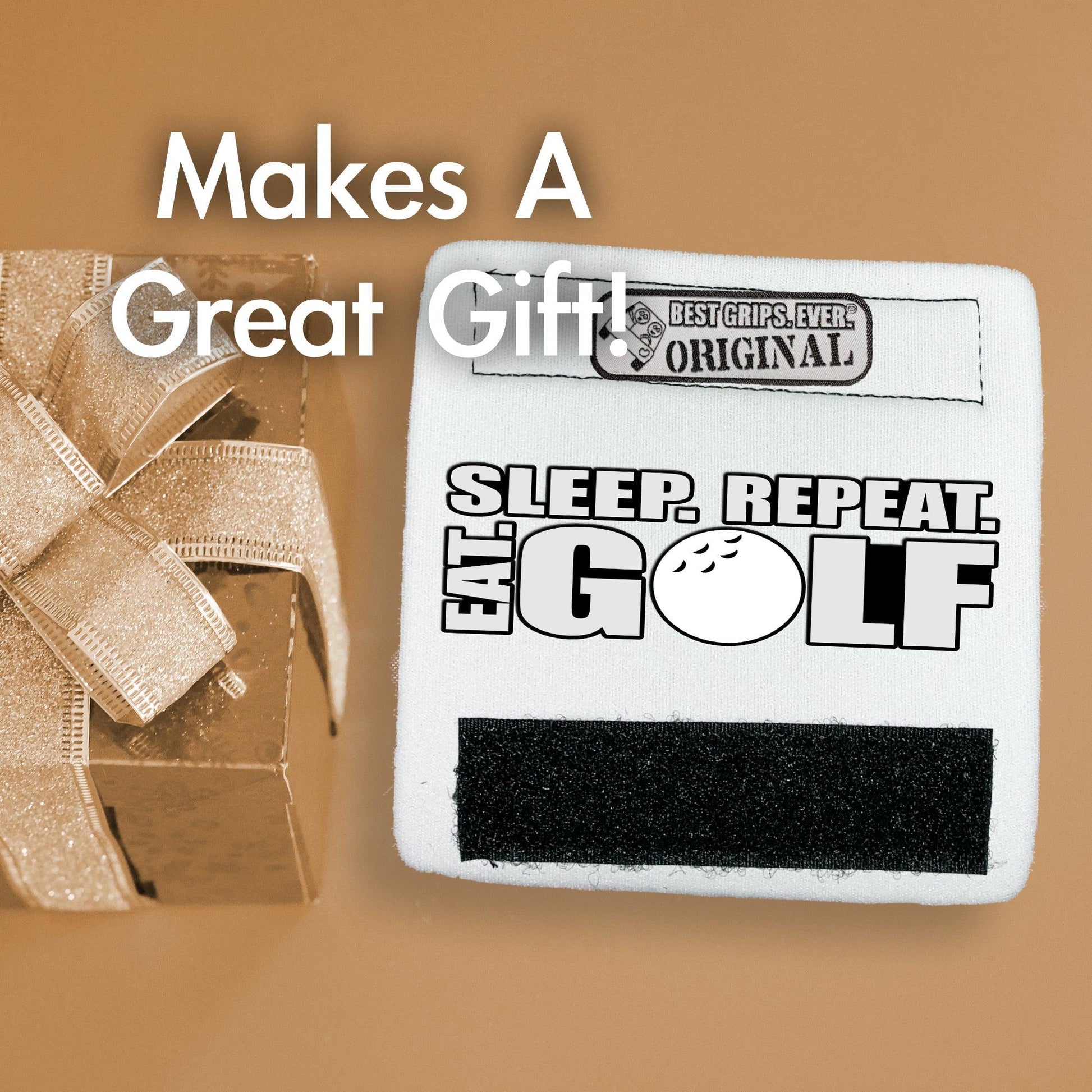 Eat. Sleep. Golf. Repeat. Grip - Funny Golf Bag Handle – Perfect Holiday Gift, Stocking Stuffer or Secret Santa Surprise