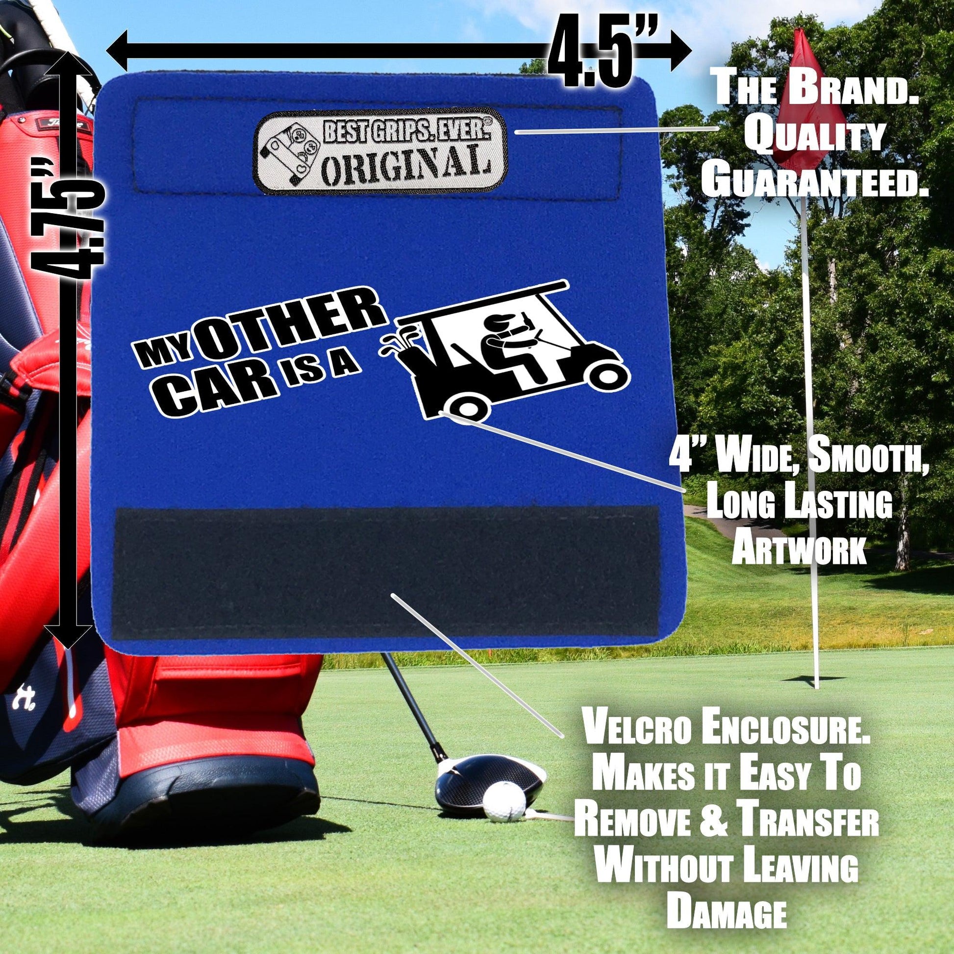 The Golf Cart Grip...For Him - Funny Golf Bag Handle – Perfect Holiday Gift, Stocking Stuffer or Secret Santa Surprise