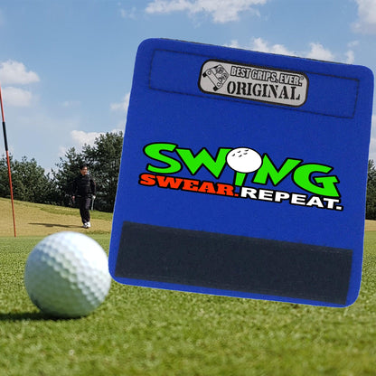 Swing Swear Repeat Golf Bag Handle Cover – Funny Neoprene Grip | Golfer Gift