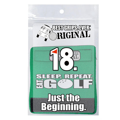 Eat Sleep Golf Repeat Bag Handle Cover – Neoprene Grip | Golf Lover Gift