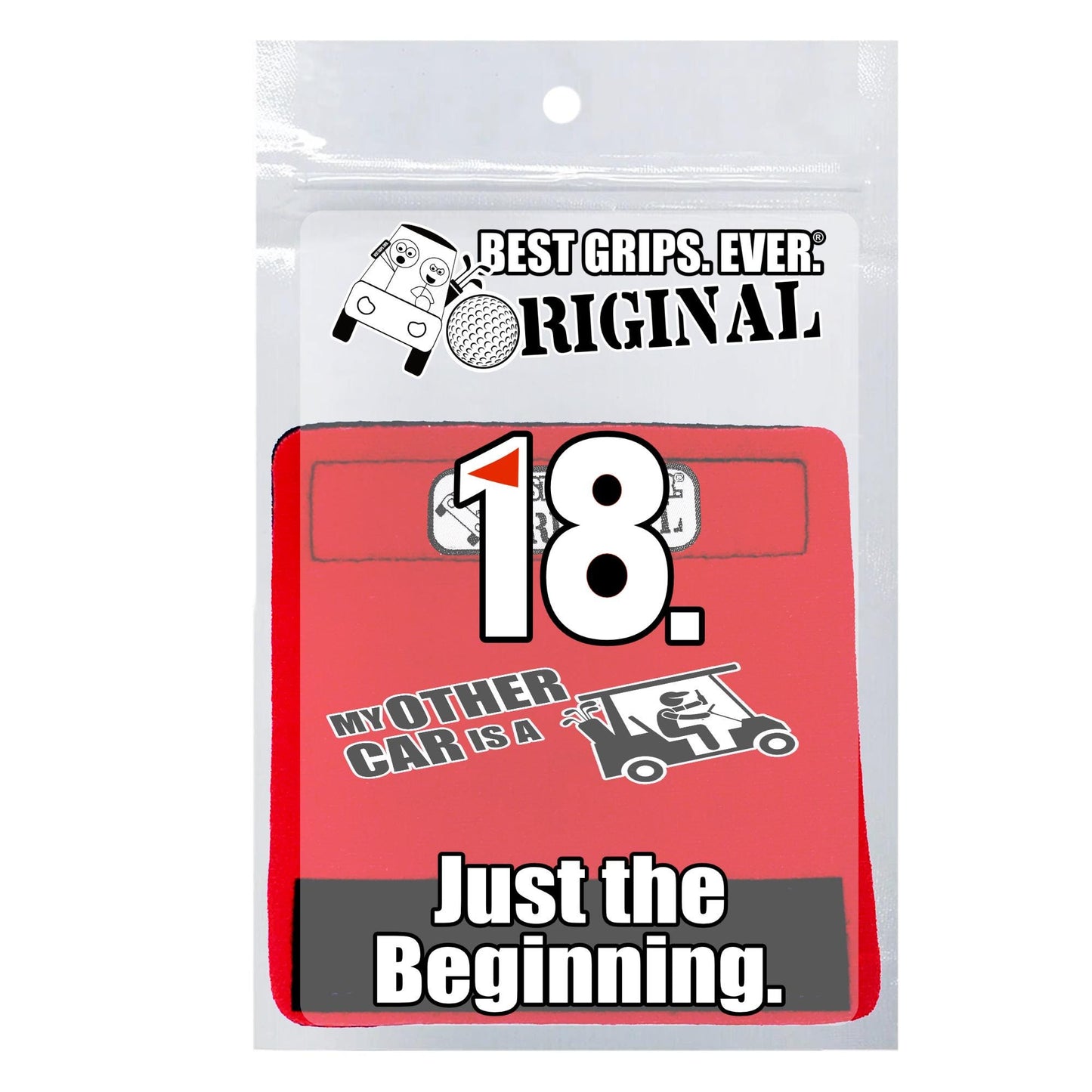 Funny Golf Bag Handle Cover – Neoprene Grip, My Other Car Is A Golf Cart