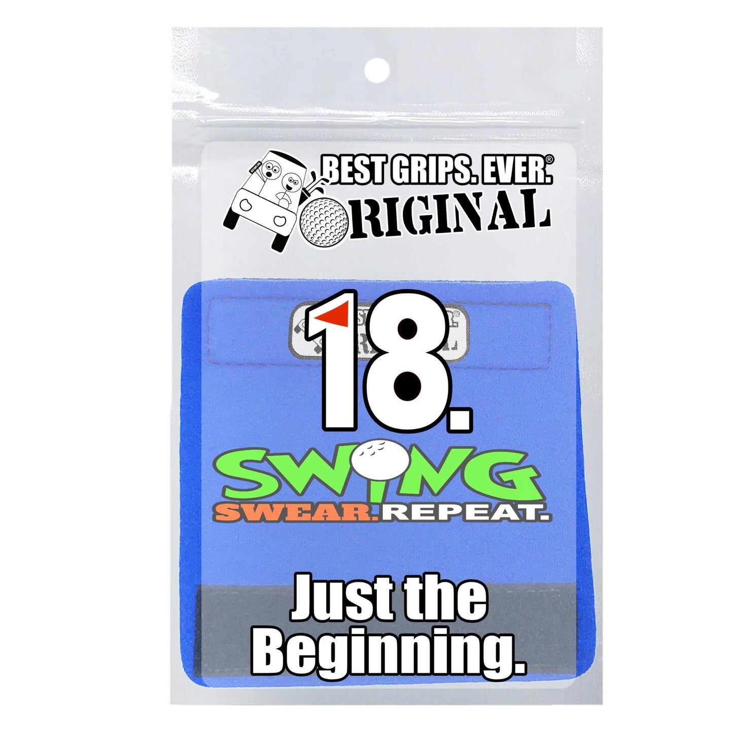 Swing Swear Repeat Golf Bag Handle Cover – Funny Neoprene Grip | Golfer Gift