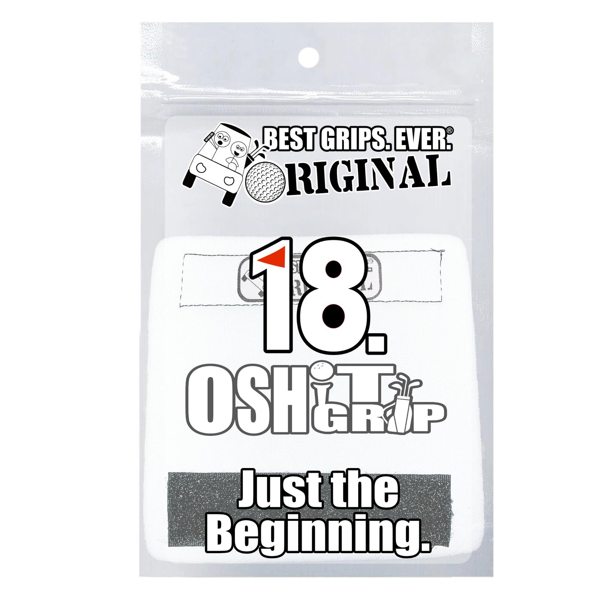 O Sh*t Golf Bag Handle Cover – Funny Neoprene Grip | Golfer Gift, Golf Humor