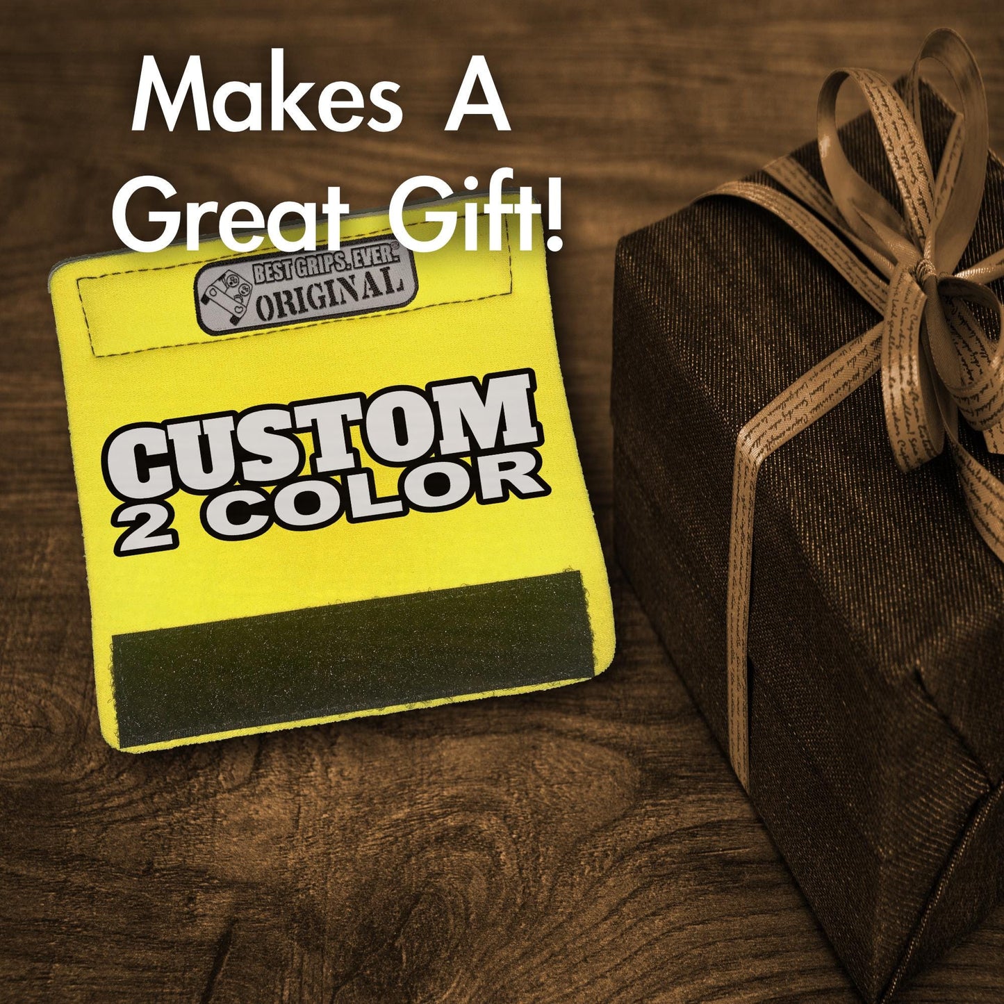 Custom 2-Color Car Grab Handle Cover – Personalized Neoprene Grip Wrap