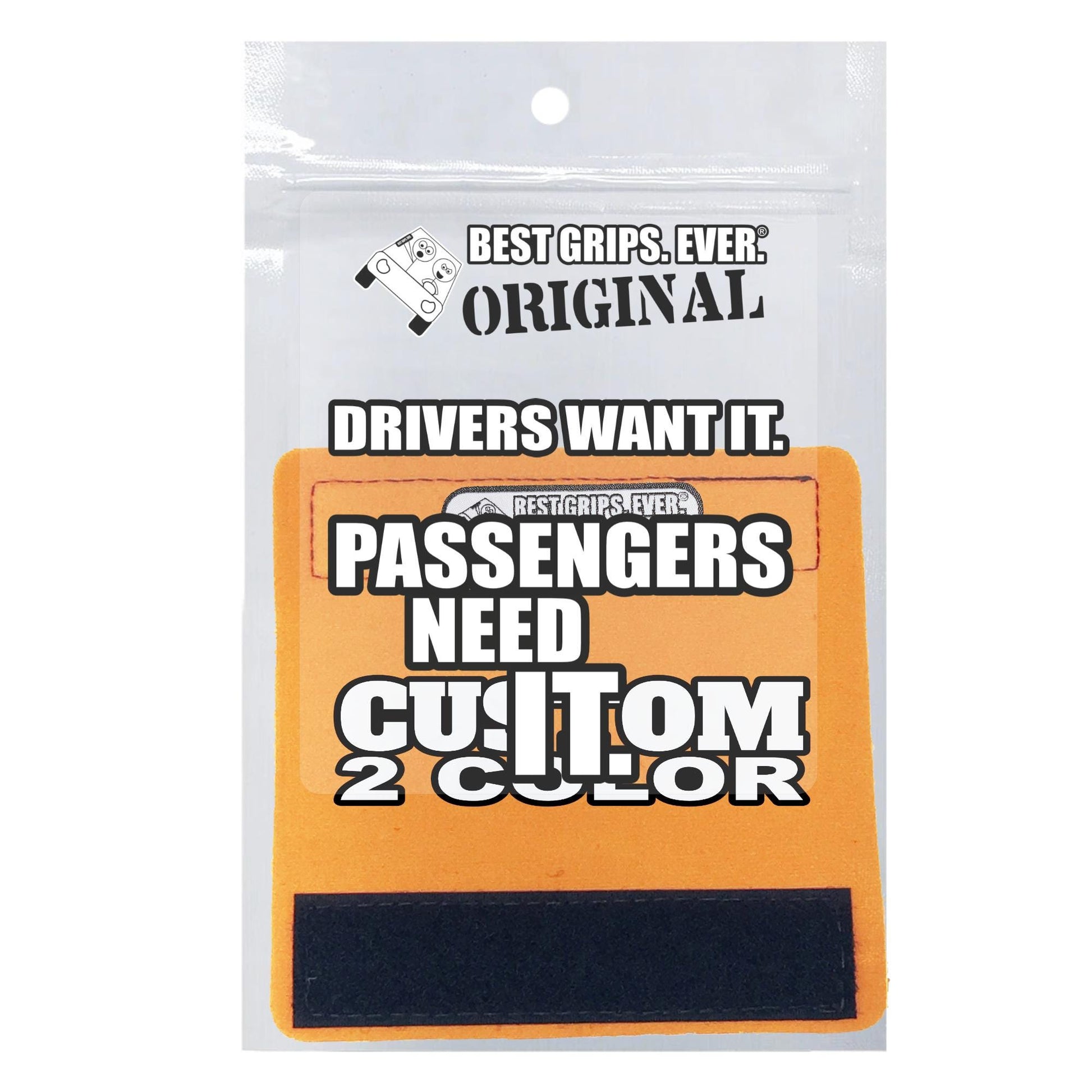 Custom 2-Color Car Grab Handle Cover – Personalized Neoprene Grip Wrap