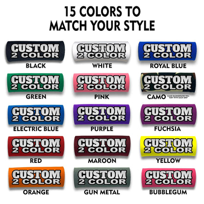 Custom 2-Color Car Grab Handle Cover – Personalized Neoprene Grip Wrap