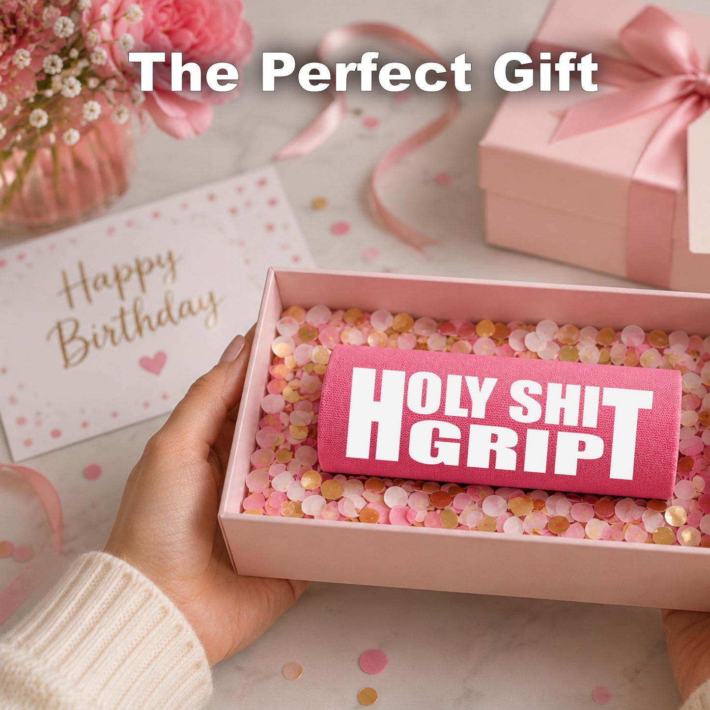 Holy Sh*t Grip – Funny Car Grab Handle Cover, Interior Accessory made for Car Lovers