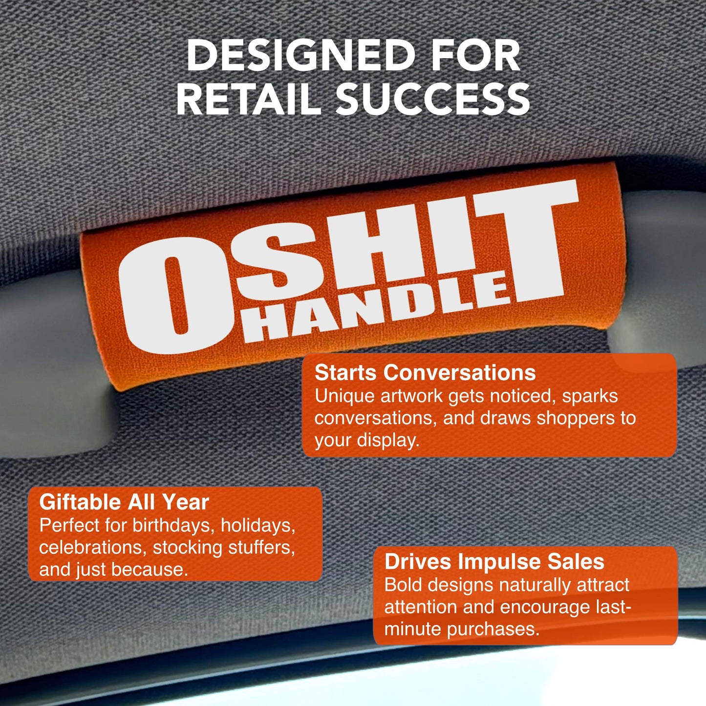 Wholesale Funny Car Grab Handles – The O Sh!t Handle® Case of 12