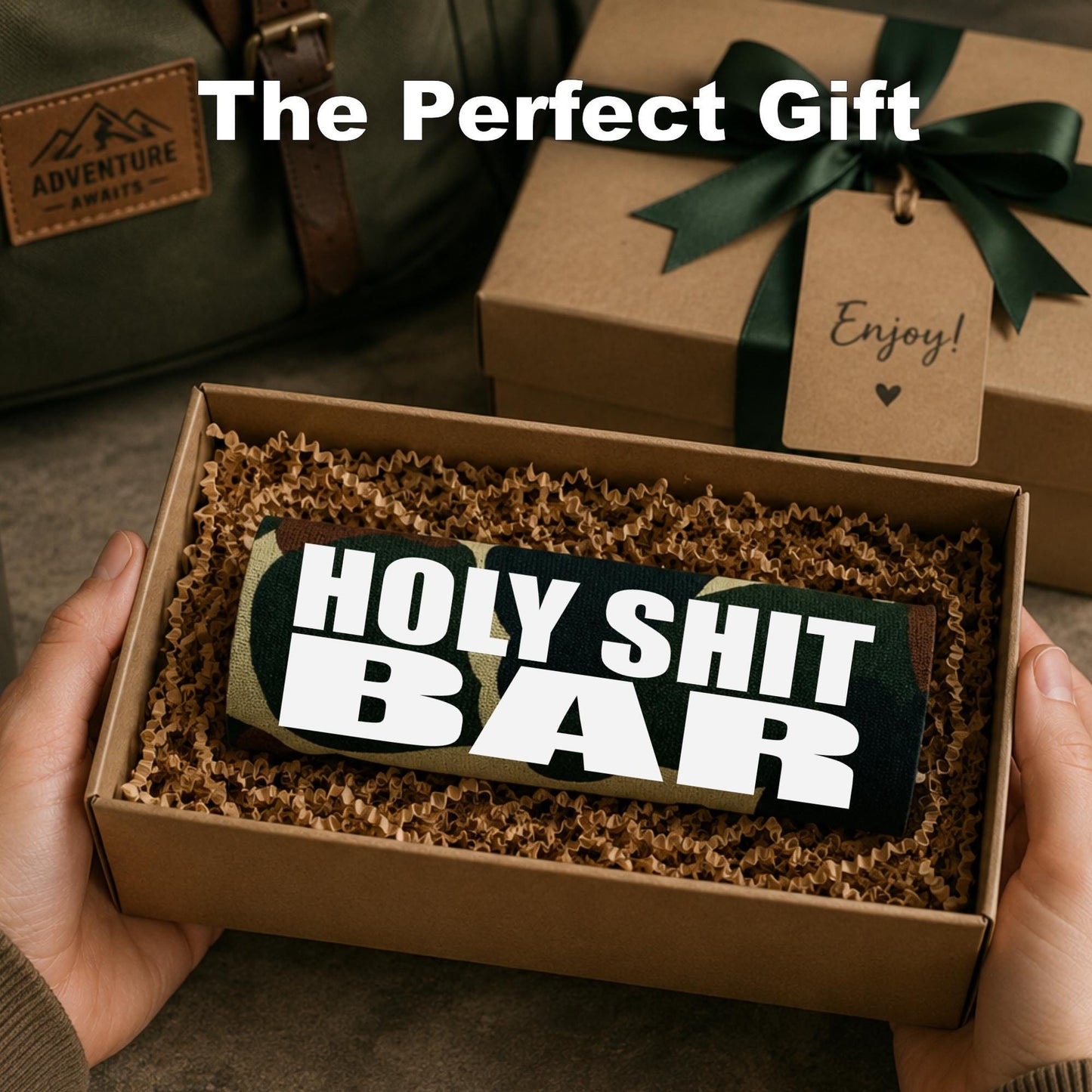 Holy Sh*t Bar® Car Grab Handle Cover – Funny Scared Passenger Car Gift