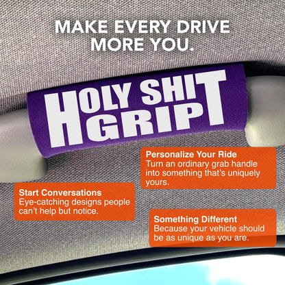 Holy Sh*t Grip – Funny Car Grab Handle Cover, Interior Accessory made for Car Lovers