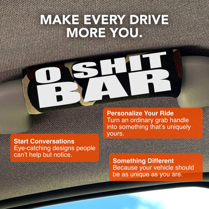 O Sh*t Bar® Car Grab Handle Cover – Vehicle Interior Accessory