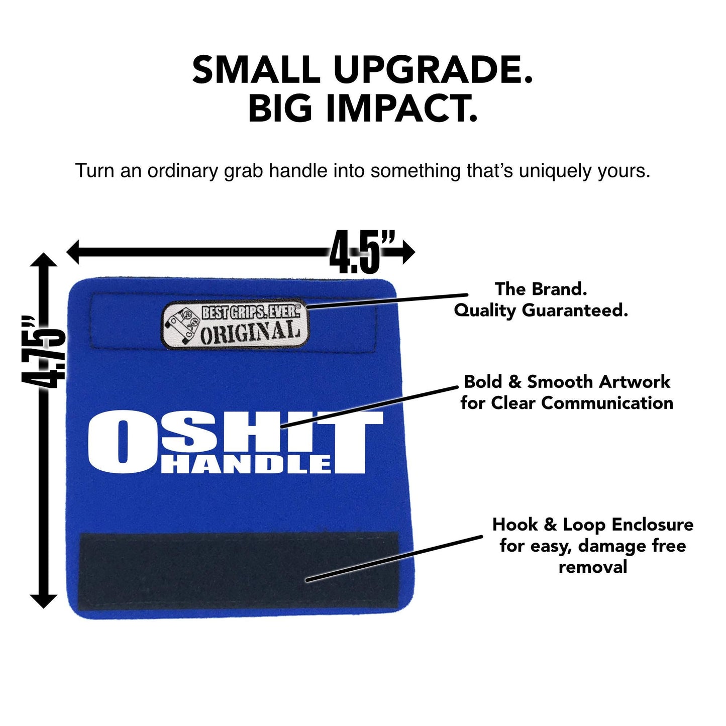 O Sh*t Handle Grip Cover – Funny Car Interior Upgrade Gifts for any Vehicle